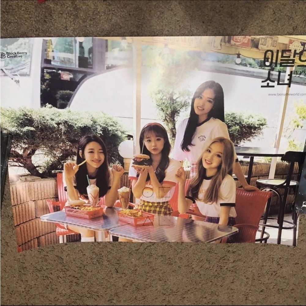 Loona yyxy Beauty & the Beat kpop poster